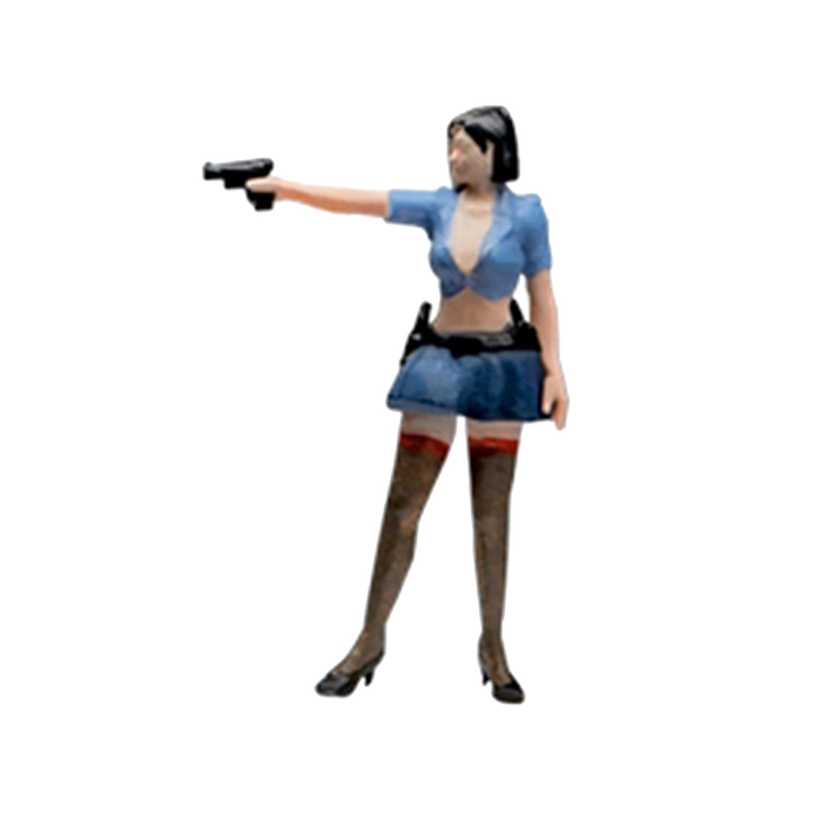 1/64フィギュア　ミニスカ女性警察官セット(2体) 1/64フィギュア ミニスカ女性警察官セット(2体) - メルカリ